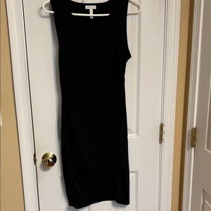 Leith Black Midi Dress